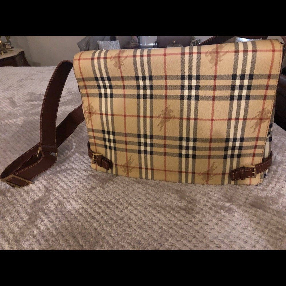 Vintage Burberry Large Satchel